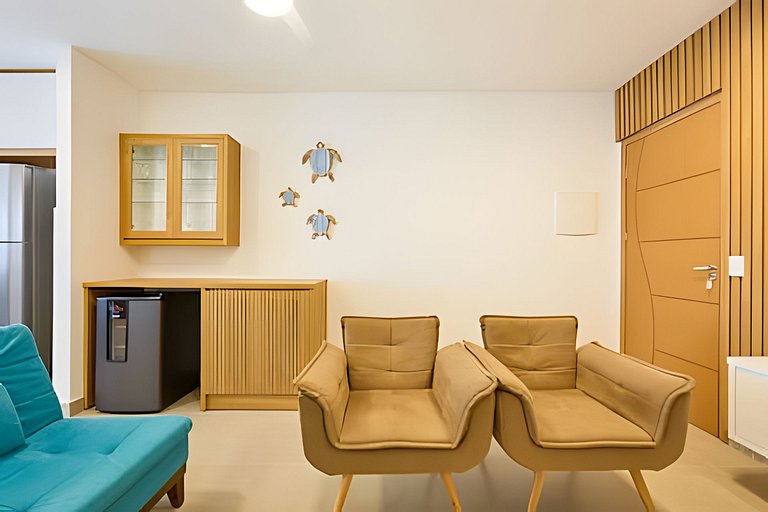Novo 400 metros da Orla - Ar/Piscina/Churrasqueira