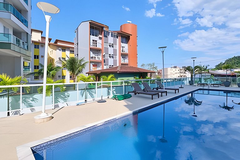 Praia Grande 450m LAZER completo/ piscina/sauna