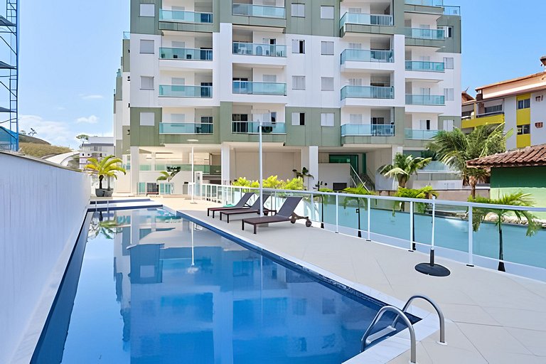 Praia Grande 450m LAZER completo/ piscina/sauna