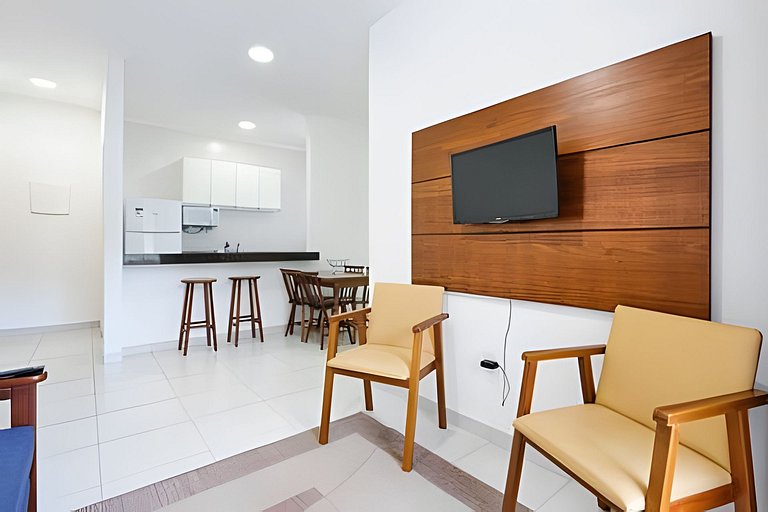 Praia Grande 450m LAZER completo/ piscina/sauna