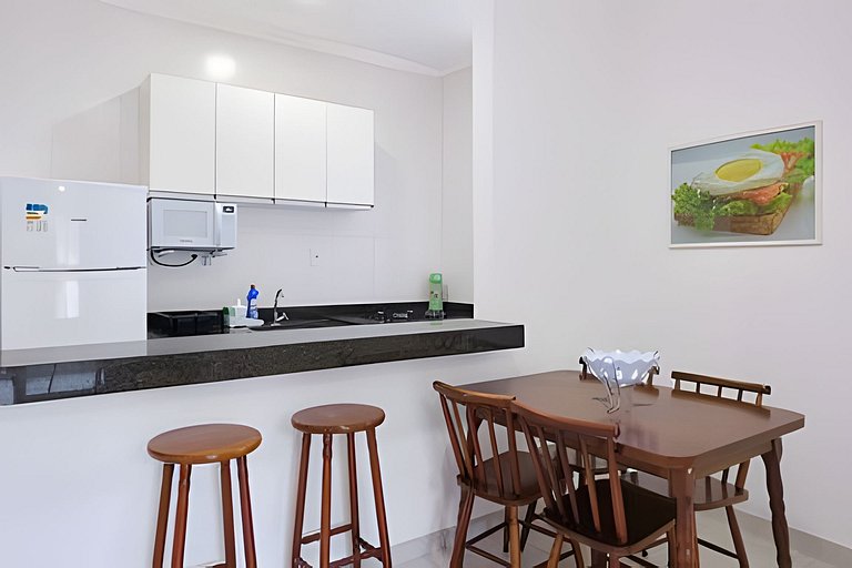 Praia Grande 450m LAZER completo/ piscina/sauna