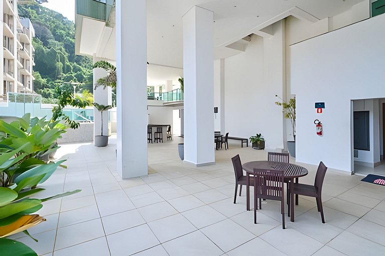 Praia Grande 450m LAZER completo/ piscina/sauna