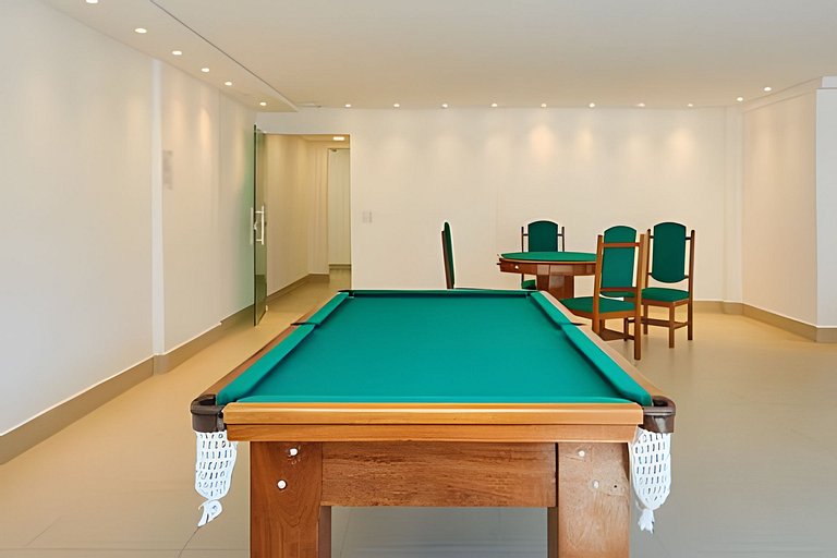 Praia Grande 450m LAZER completo/ piscina/sauna