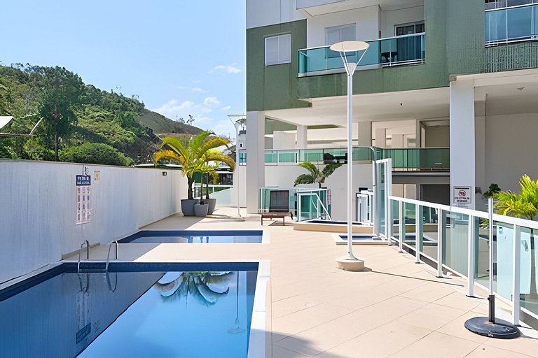 Praia Grande 450m LAZER completo/ piscina/sauna