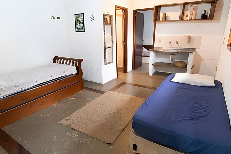 Casa Azul Itaguá-Perto da Orla-Estilo e Conforto