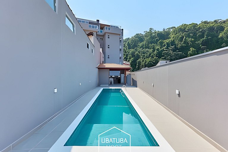 Cobertura com Jacuzzi aquecida 70m do mar