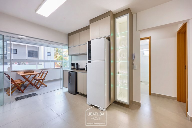 Novo 2 quartos 400m da orla