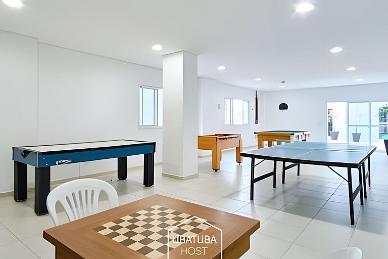 300 m Praia Grande -  2dorms - wi-fi - Jequitibá