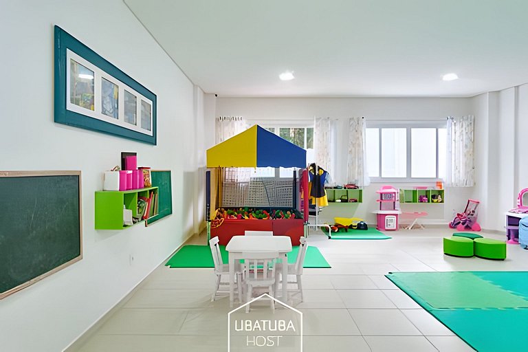 300 m Praia Grande -  2dorms - wi-fi - Jequitibá
