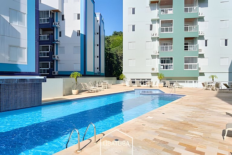 300 m Praia Grande -  2dorms - wi-fi - Jequitibá