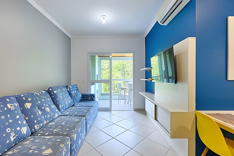 300 m Praia Grande -  2dorms - wi-fi - Jequitibá