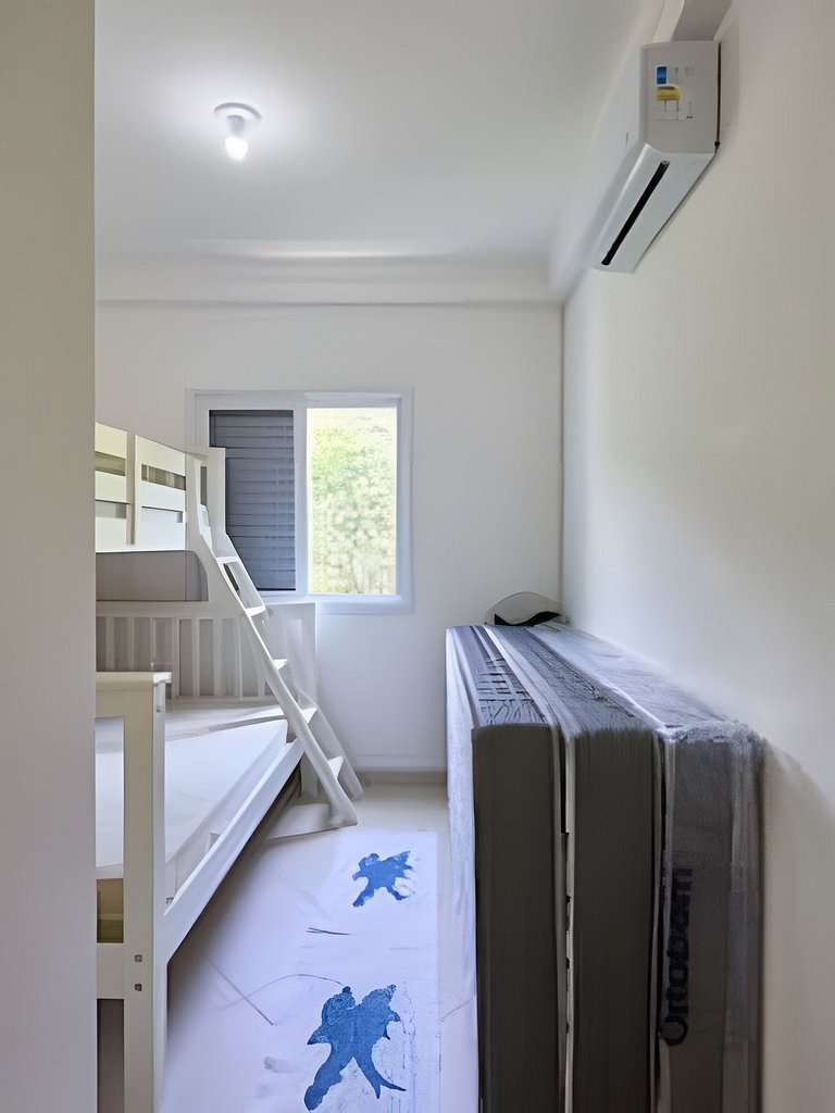 300 m Praia Grande -  2dorms - wi-fi - Jequitibá