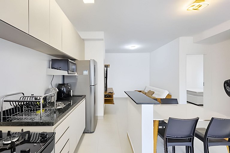 Novo 400m da Orla - 2 dorm -  Piscina - Ar cond