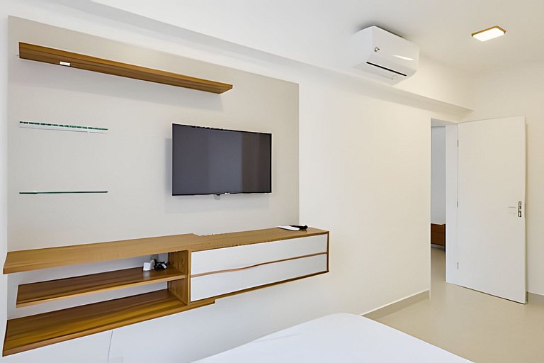 Novo 400m da Orla - 2 dorm -  Piscina - Ar cond