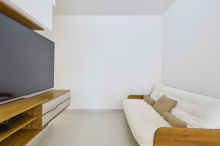 Novo 400m da Orla - 2 dorm -  Piscina - Ar cond