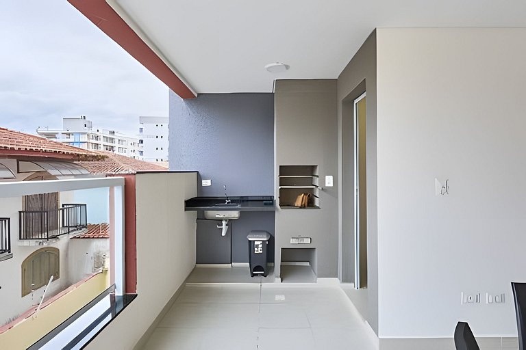 Novo 400m da Orla - 2 dorm -  Piscina - Ar cond