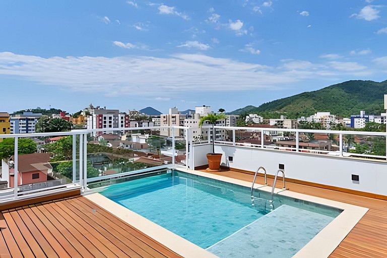 Ubatuba 2 quartos - Ar/Piscina/Churrasqueira