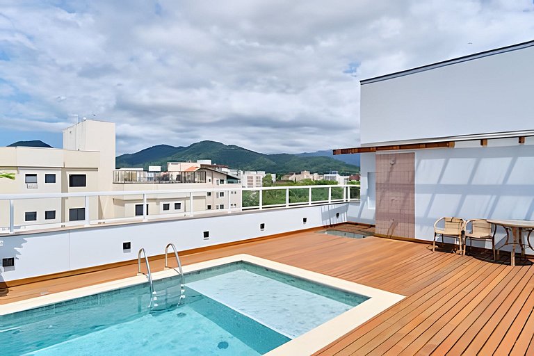 Ubatuba 2 quartos - Ar/Piscina/Churrasqueira