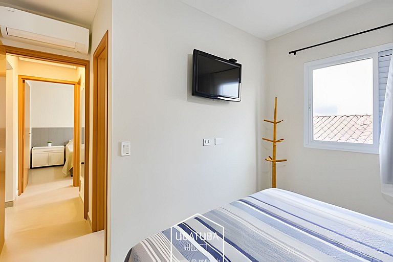 Ubatuba 2 quartos - Ar/Piscina/Churrasqueira