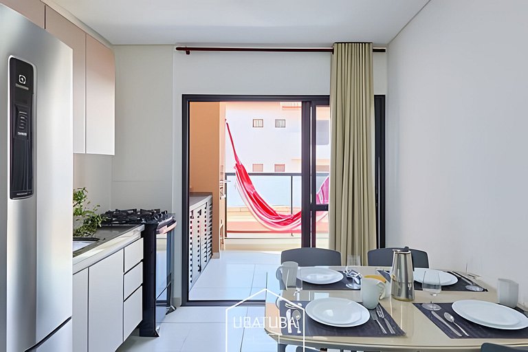 Novo 400m Tenório - 1suite - Ar - Piscina
