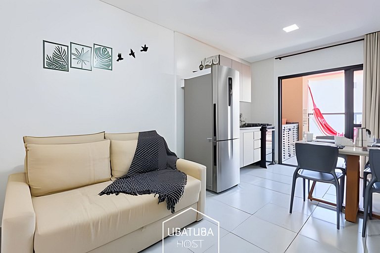 Novo 400m Tenório - 1suite - Ar - Piscina