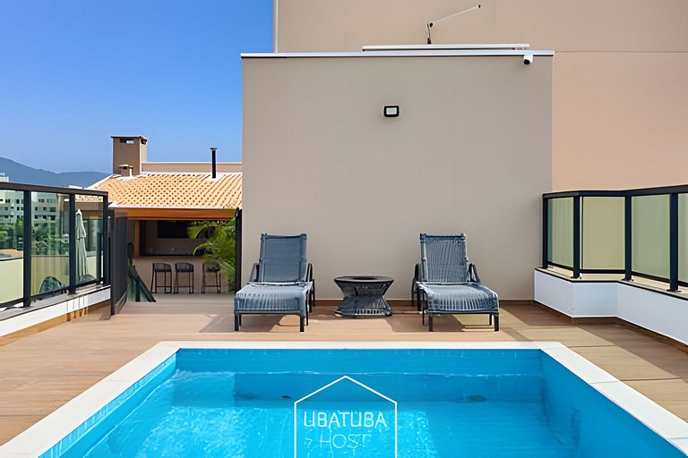 Novo 400m Tenório - 1suite - Ar - Piscina