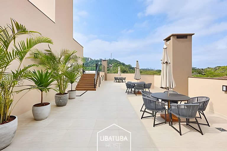Novo 400m Tenório - 1suite - Ar - Piscina