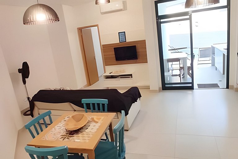 apto DNA - 1 dorm - Ar condi WF- Praia grande 1006