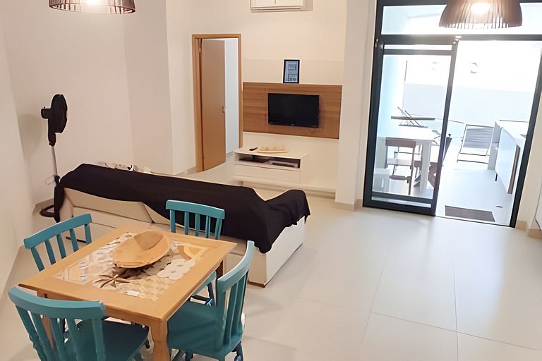 apto DNA - 1 dorm - Ar condi WF- Praia grande 1006
