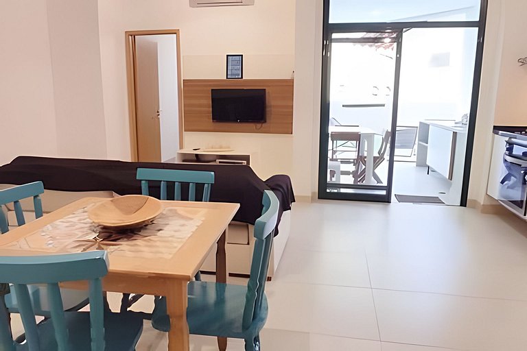 apto DNA - 1 dorm - Ar condi WF- Praia grande 1006