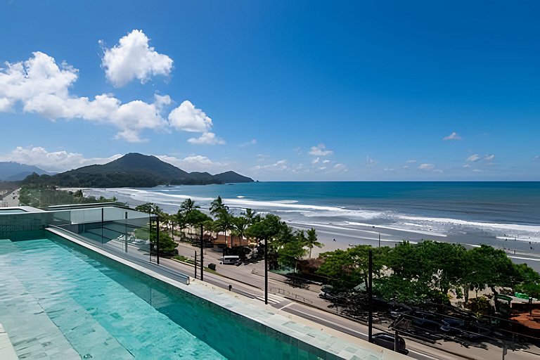 Incrível apto Vista para o Mar  Praia Grande - Uba