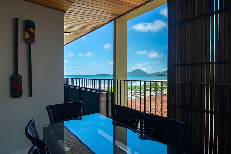 Incrível apto Vista para o Mar  Praia Grande - Uba