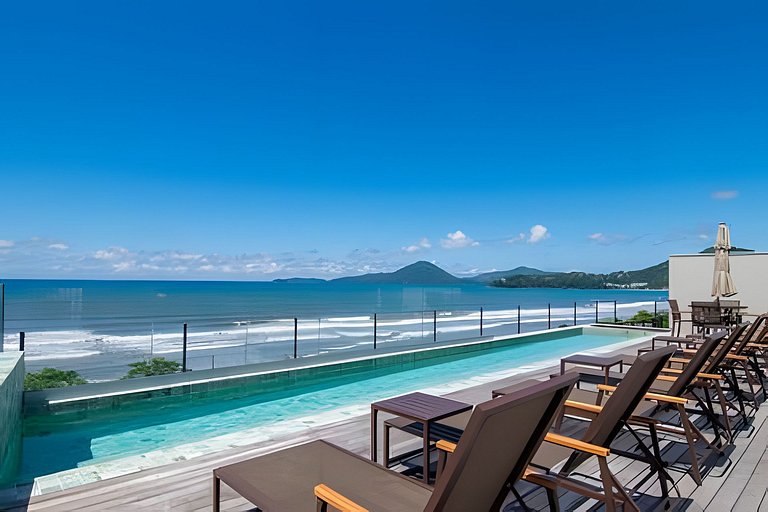 Incrível apto Vista para o Mar  Praia Grande - Uba