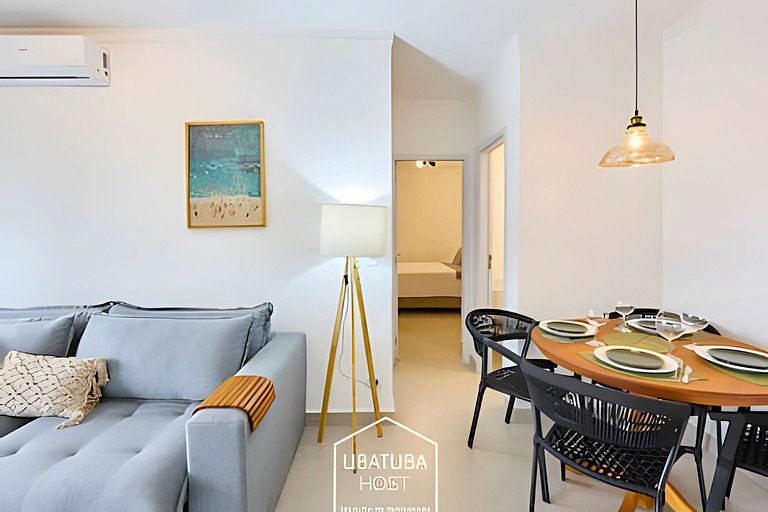 Maravilhoso apartamento em Ubatuba - 300m da orla