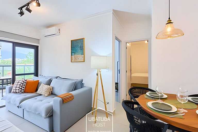 Maravilhoso apartamento em Ubatuba - 300m da orla