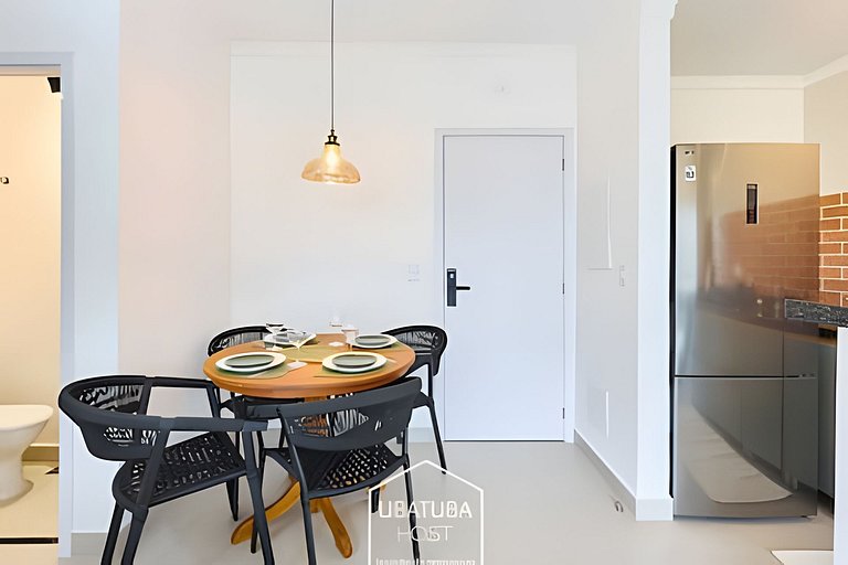 Maravilhoso apartamento em Ubatuba - 300m da orla