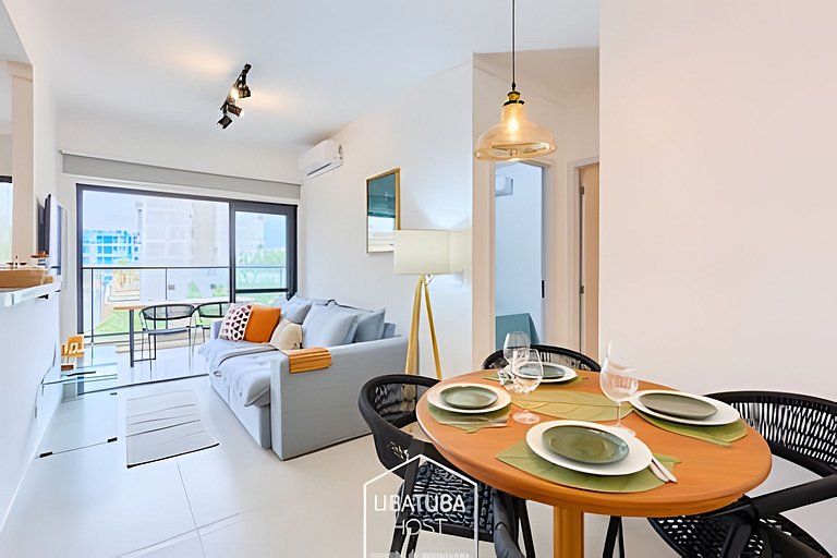 Maravilhoso apartamento em Ubatuba - 300m da orla