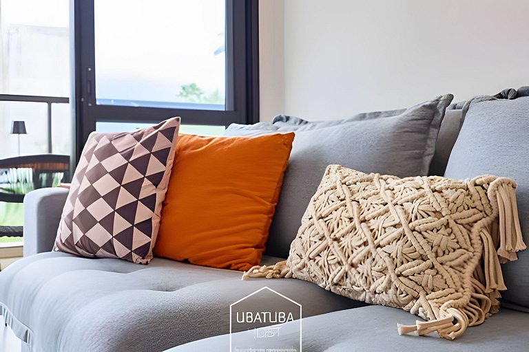 Maravilhoso apartamento em Ubatuba - 300m da orla