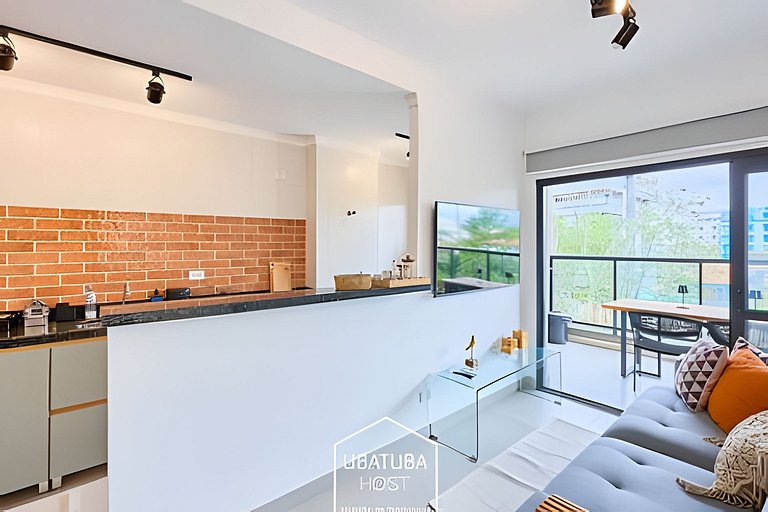 Maravilhoso apartamento em Ubatuba - 300m da orla