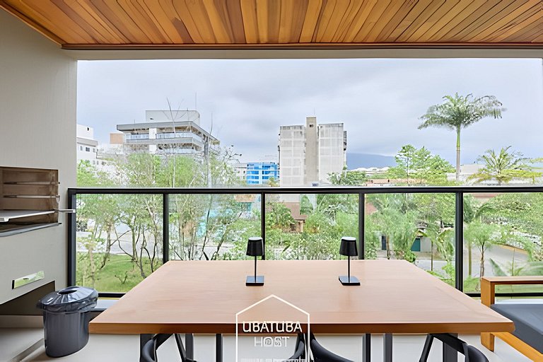 Maravilhoso apartamento em Ubatuba - 300m da orla