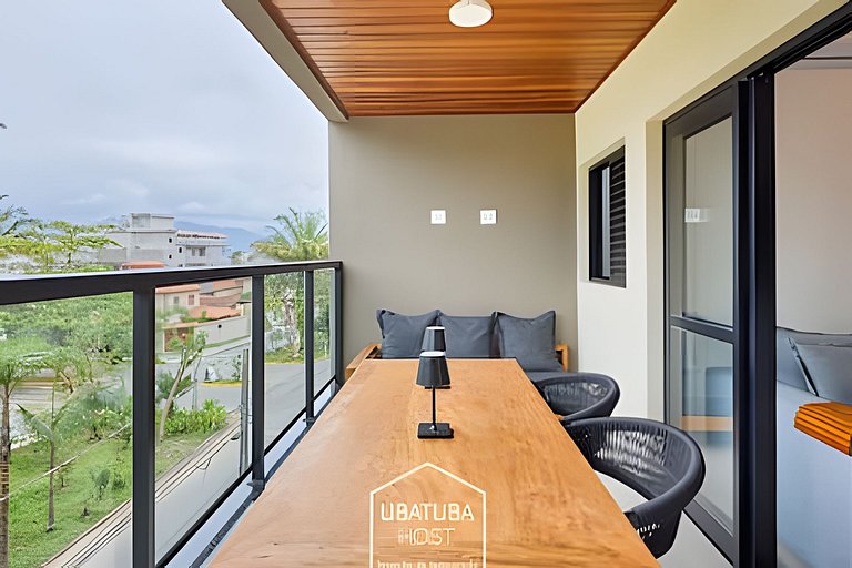 Maravilhoso apartamento em Ubatuba - 300m da orla