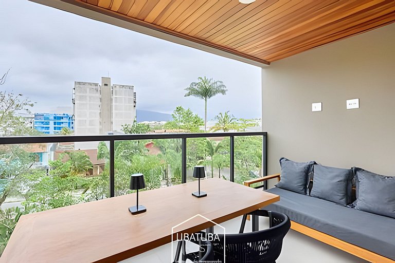 Maravilhoso apartamento em Ubatuba - 300m da orla