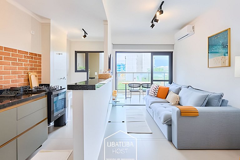 Maravilhoso apartamento em Ubatuba - 300m da orla