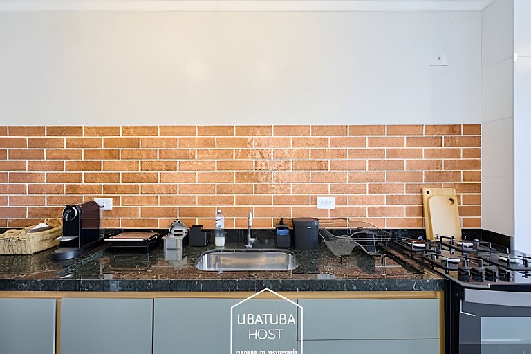 Maravilhoso apartamento em Ubatuba - 300m da orla