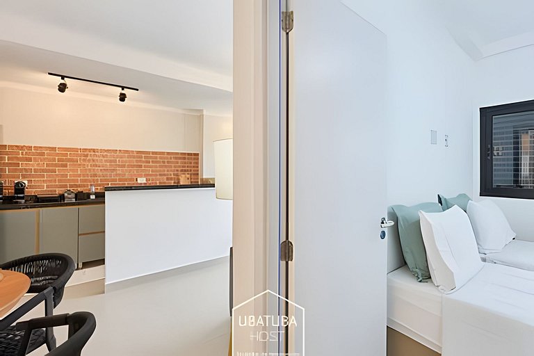 Maravilhoso apartamento em Ubatuba - 300m da orla