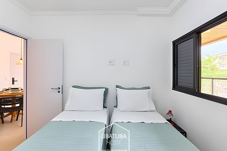 Maravilhoso apartamento em Ubatuba - 300m da orla