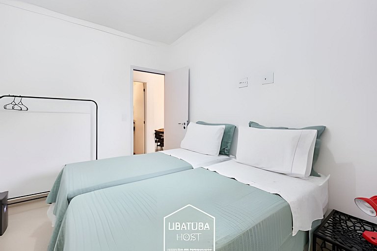 Maravilhoso apartamento em Ubatuba - 300m da orla