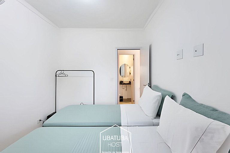 Maravilhoso apartamento em Ubatuba - 300m da orla