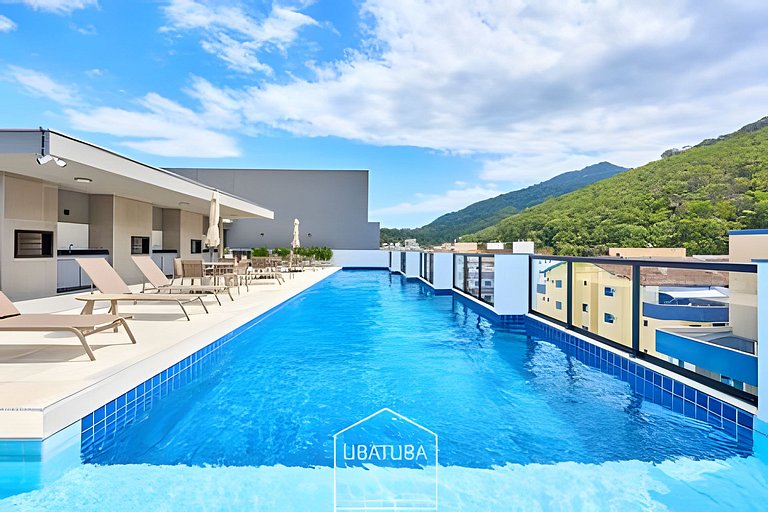 Loft  luxo próximo do Mar na Praia Grande - Ar/WF