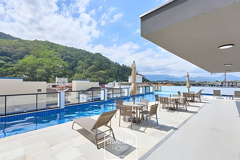 Loft  luxo próximo do Mar na Praia Grande - Ar/WF